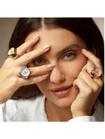 Relógio Anel Euro Feminino Unique Rosé - Eu2035yux-4j Eu2035yux-4j