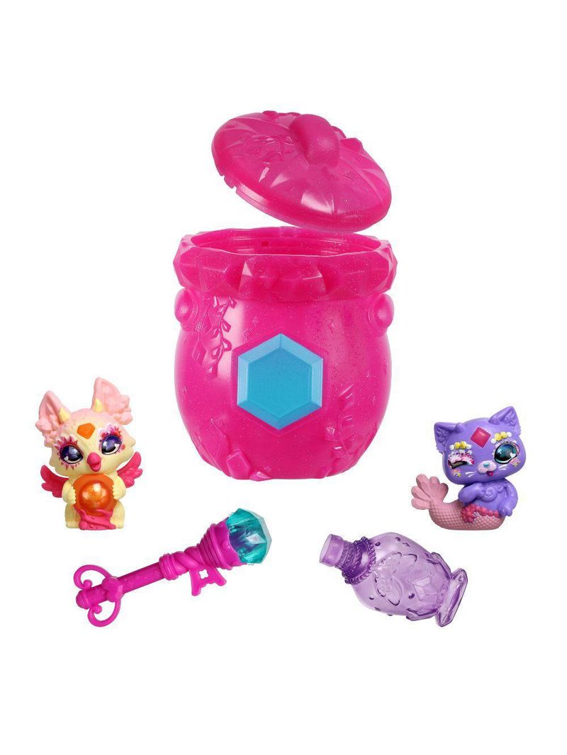 Magic mixies caldeirão surpresa mixlings twin pack crystal woods
