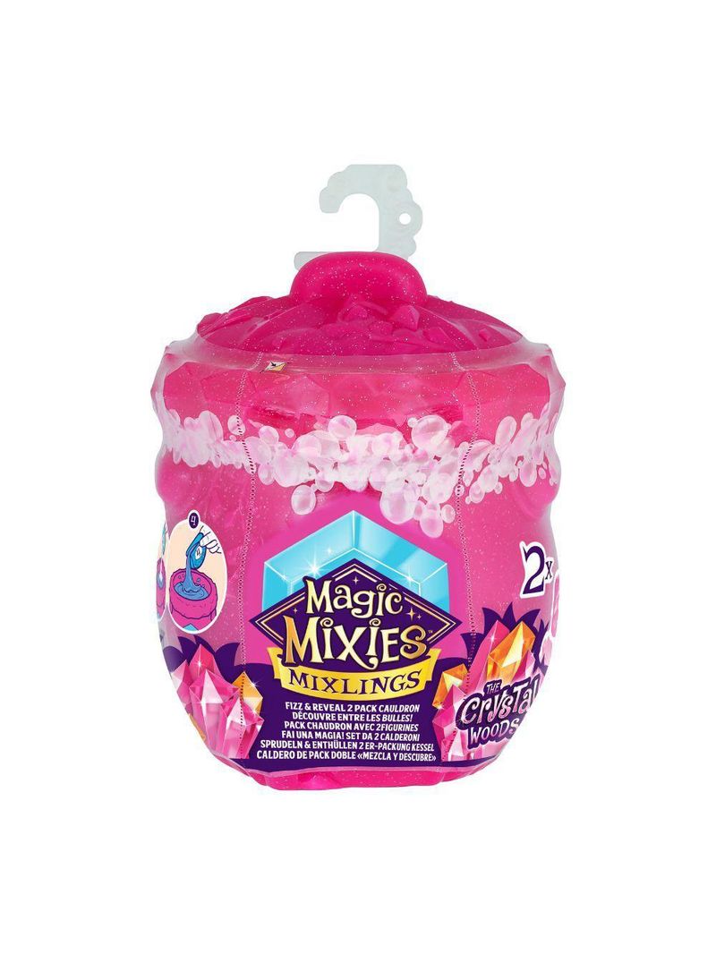 Magic mixies caldeirão surpresa mixlings twin pack crystal woods