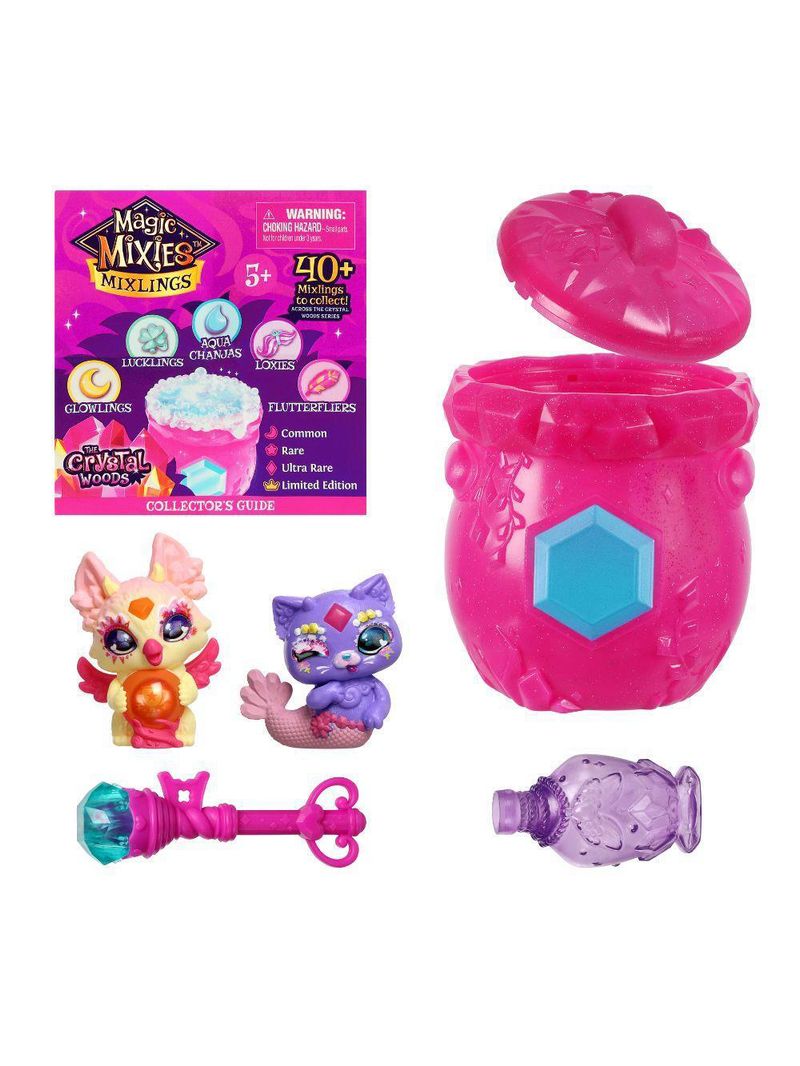 Magic mixies caldeirão surpresa mixlings twin pack crystal woods