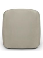 Sofá 3 Lugares 205cm Com Poltrona Giratória Orgânica Heidy F04 Veludo Bege - Lyam Decor