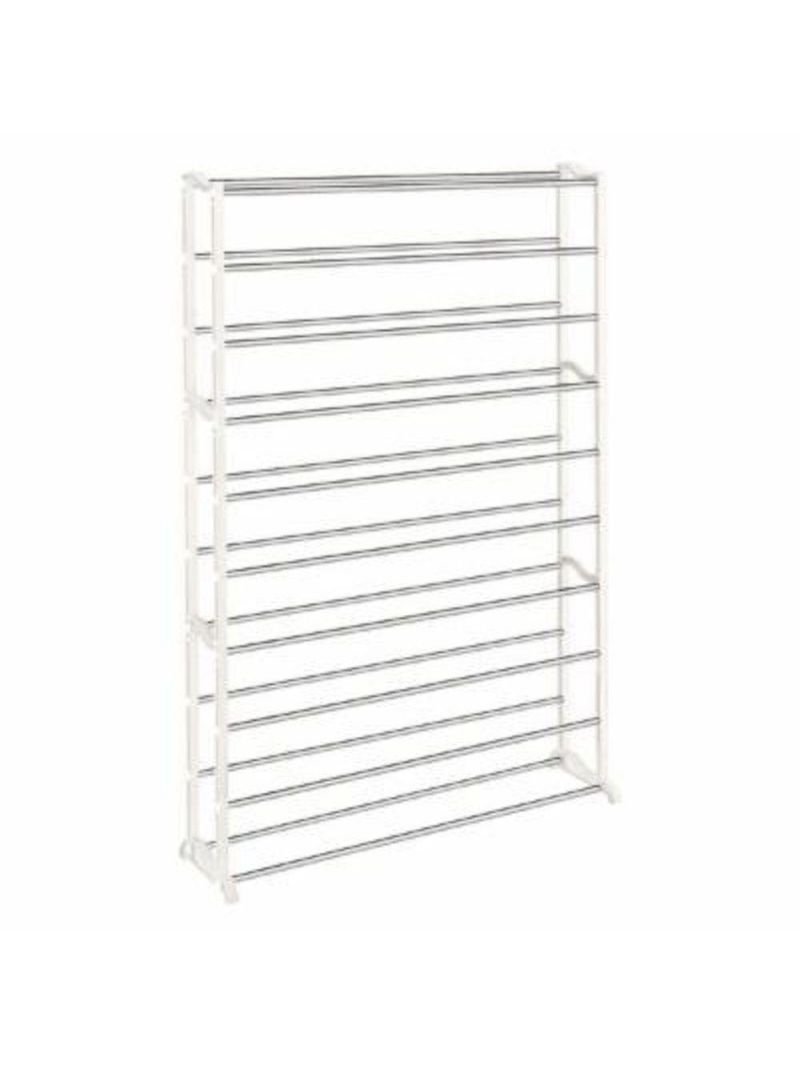 Sapateira 100 Calcados Estante Gigante 50 Pares De Sapatos E Tenis 10 Prateleiras Organizador Andares Em Metal