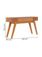 Aparador para Sala 1 Gaveta 136cm Riviera Colibri Freijó