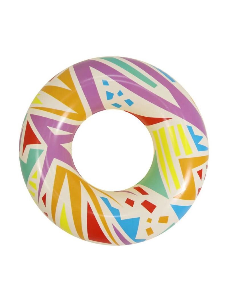 Boia Inflável Circular Geometric piscina Água mar praia  w11414 bel