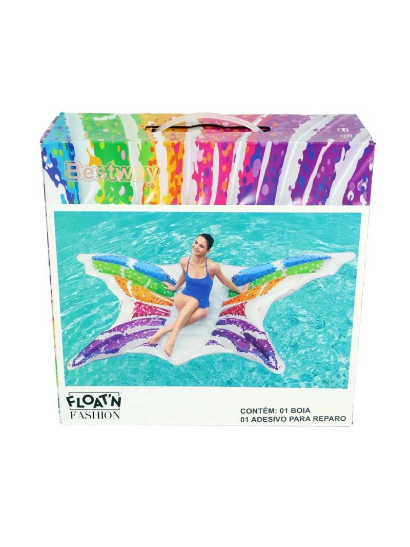 Boia Inflável divertida Borboleta piscina Água mar w96687 bel