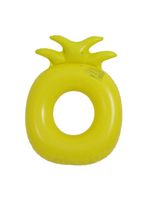 Boia Inflável Circular Abacaxi com Glitter piscina Água mar praia w11342 bel