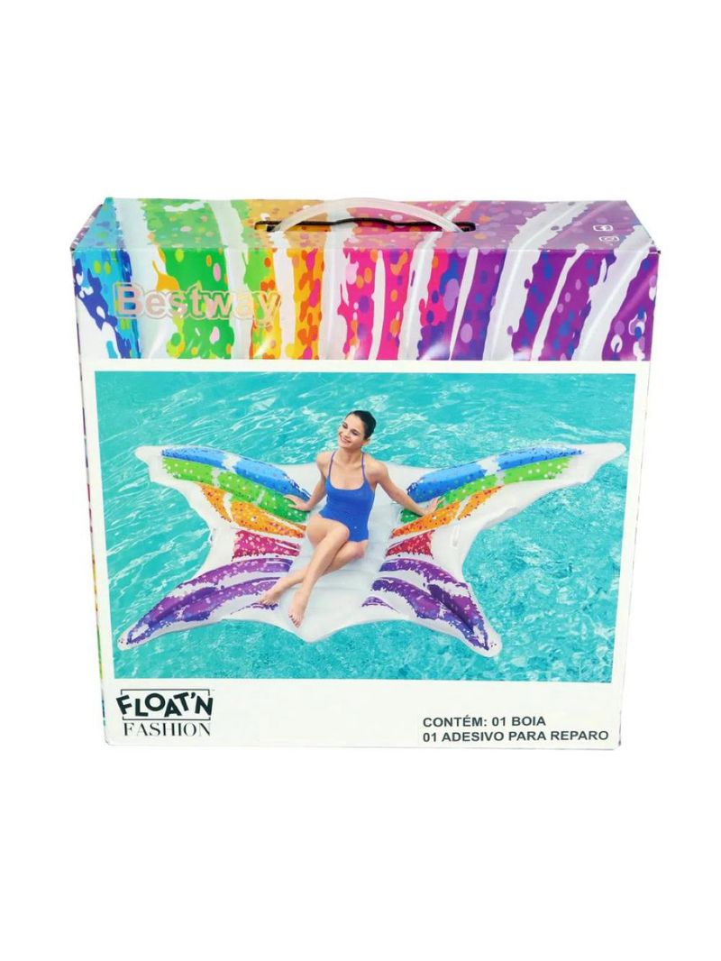 Boia Inflável divertida Borboleta piscina Água mar w96687 bel