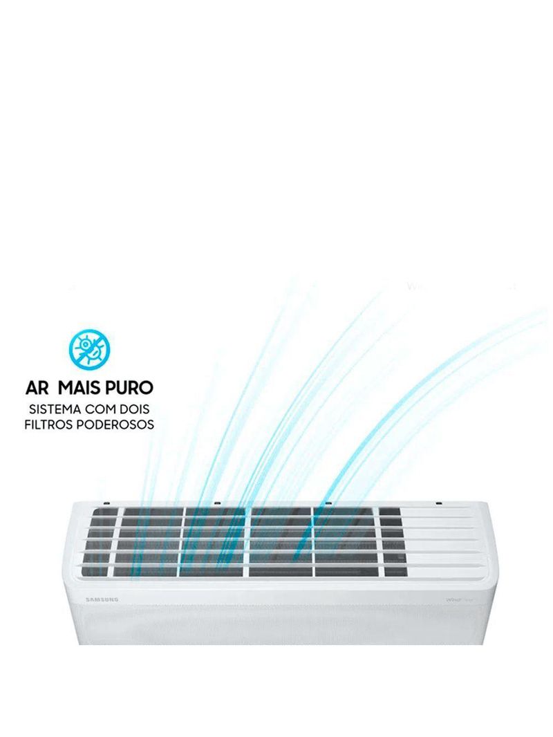 Ar Condicionado Split Inverter Samsung Windfree Connect 12000 Btus Frio 220v