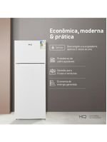 Geladeira Refrigerador HQ Defrost 230 Litros Branco HQ-230RDF 127V