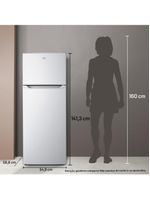 Geladeira Refrigerador HQ Defrost 230 Litros Branco HQ-230RDF 127V