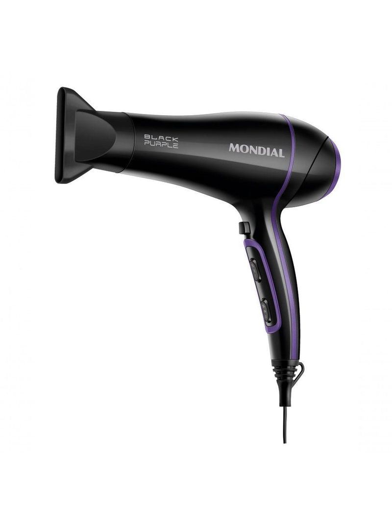 Secador De Cabelos Black Purple Scn-01 127v/60hz