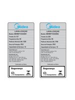 Lava-Louças Midea 14 Serviços SmartHome Inox MDWEF1433GSS1 110V