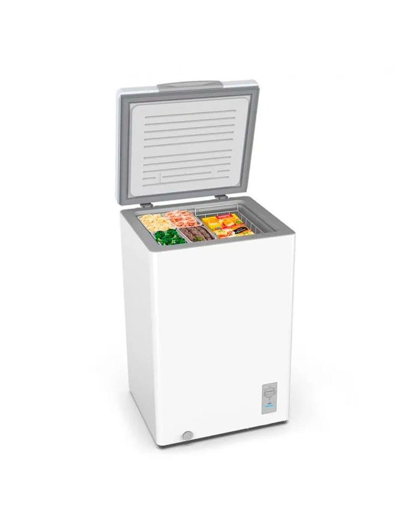 Freezer Horizontal Midea 3 Em 1 Branco 100L CFA10B1 110V
