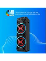 Torre De Som Mondial TM-2200 Luzes Bluetooth APP Bivolt