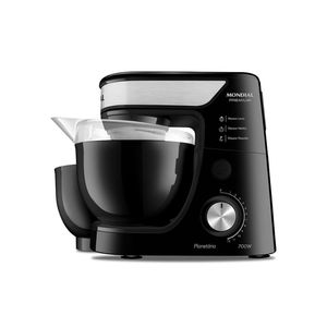 Batedeira Planetária Mondial Premium BP-01P-B - 127V - Preto/Inox