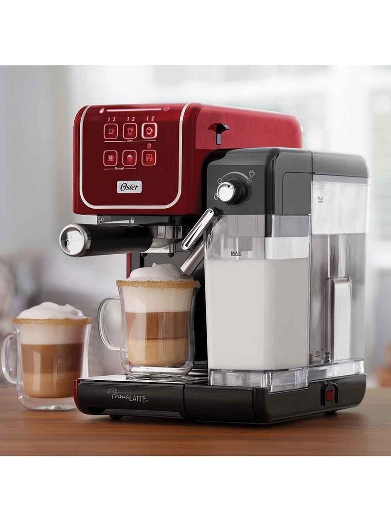 Cafeteira Espresso Oster Primalatte Touch Red - 220V