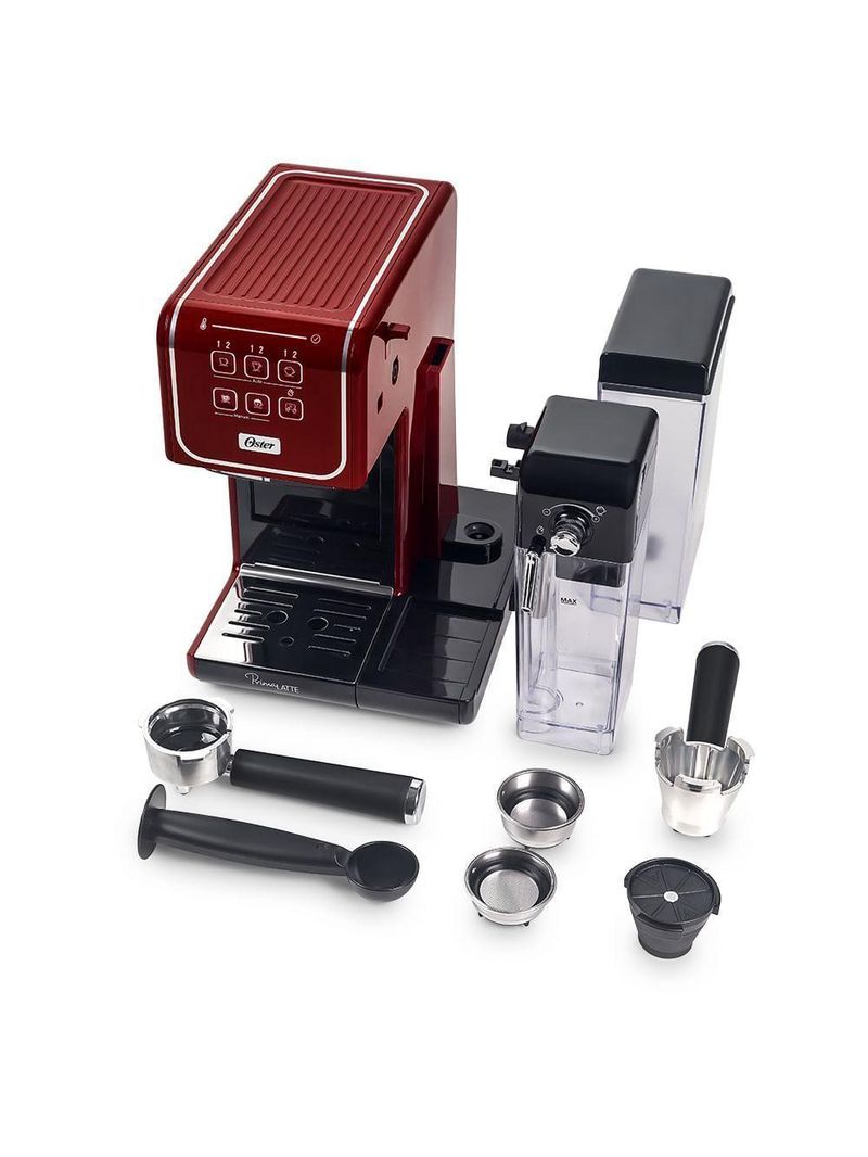 Cafeteira Espresso Oster Primalatte Touch Red - 220V