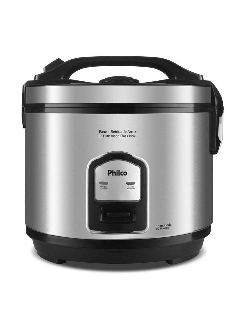Panela De Arroz Elétrica Philco Inox 10 Xícaras PH10P 220V