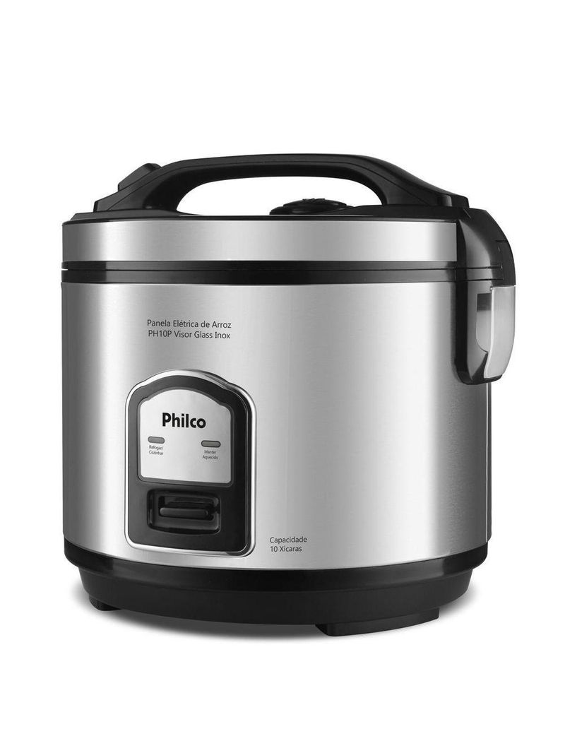 Panela De Arroz Elétrica Philco Inox 10 Xícaras PH10P 220V