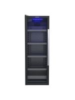 Cervejeira Expositora Venax Porta Invertida Blue Light 209L Preto 220V