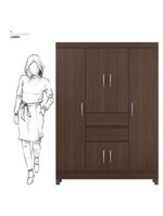 Guarda-Roupa Casal Ecom 2 Café – Demóbile