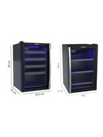 Cervejeira + Adega Venax Blue Light e Piubella 100 Preto 127V
