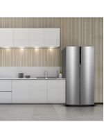 Geladeira Midea 442L Side By Side Rs598fga042 Inox 110v