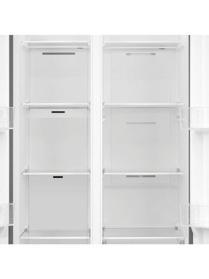 Geladeira Midea 442L Side By Side Rs598fga042 Inox 110v