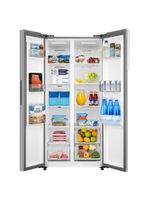 Geladeira Midea 442L Side By Side Rs598fga042 Inox 110v