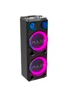 Caixa De Som SP508 Torre Double 12 2300W Bluetooth Pulse Preto Bivolt