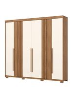 Guarda Roupa Casal Norton 6 Portas Nature Off White – Henn