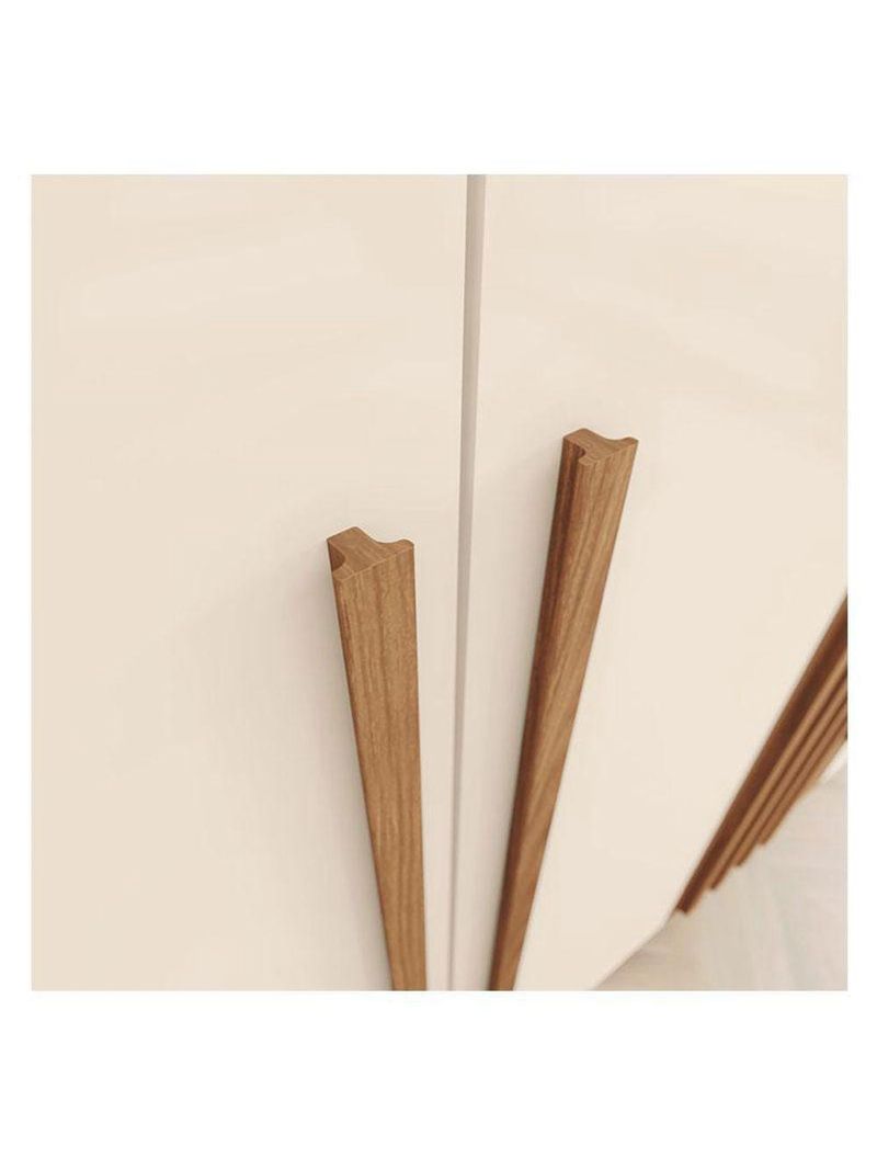 Guarda Roupa Casal Norton 6 Portas Nature Off White – Henn