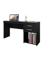 Escrivaninha Office Com 2 Gavetas Preto Tx Notavel
