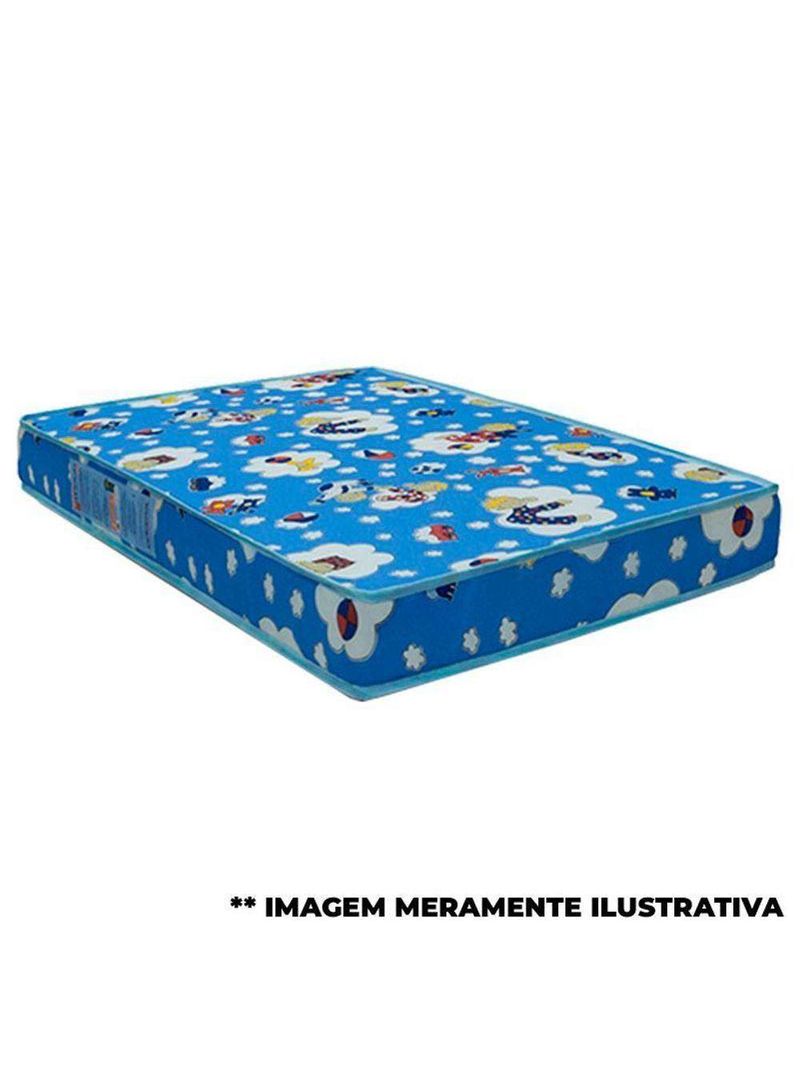 Berço Americano Mirelle Com Colchão Para Berço Americano E Guarda Roupa Ternura Baby 3 Portas Branco Brilho - Incorplac