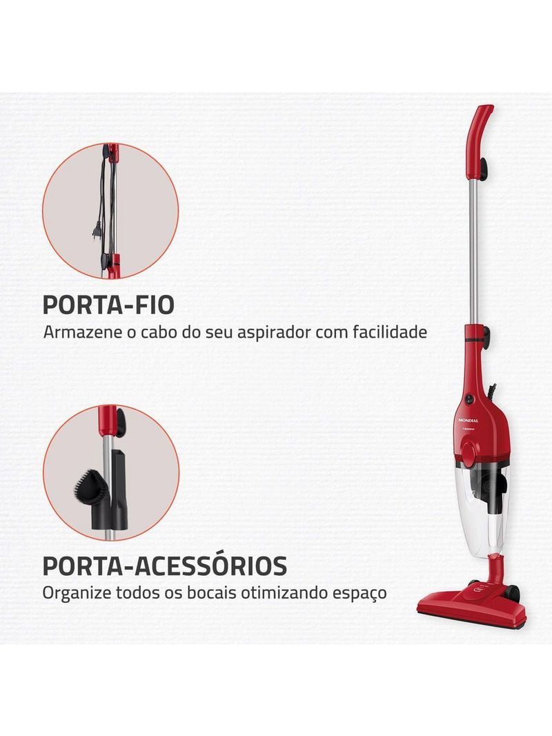 Aspirador de Pó AP-40-R 60hz 127V Mondial