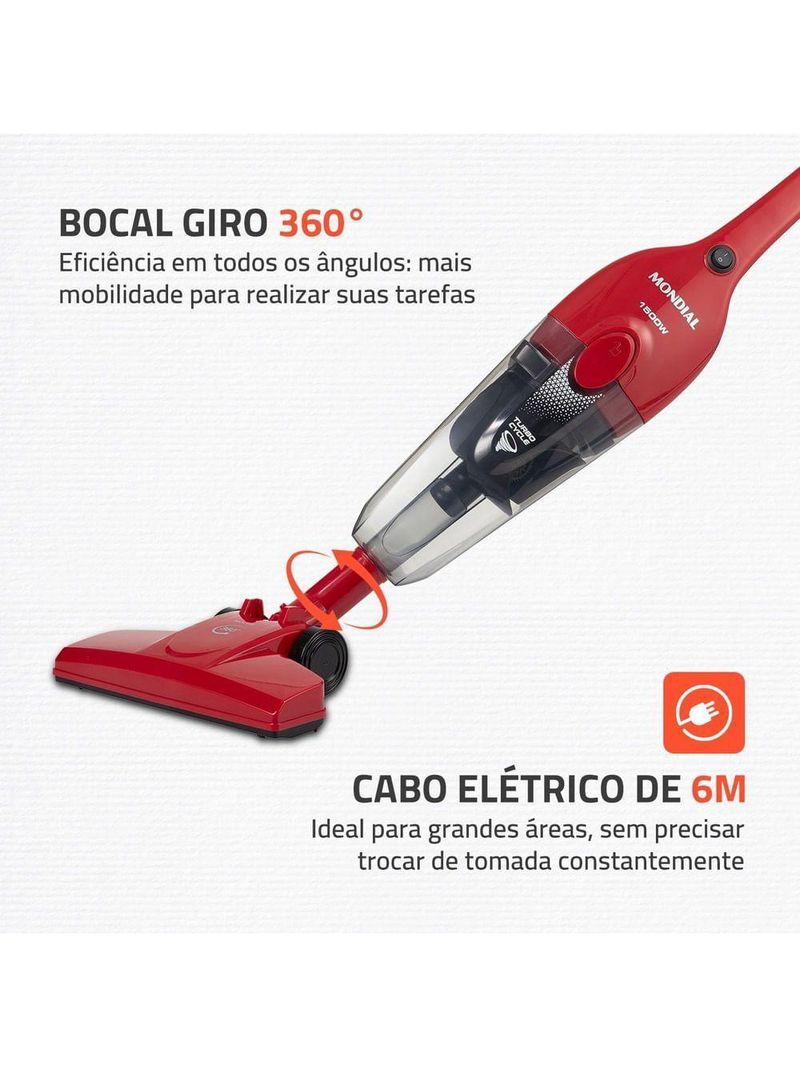 Aspirador de Pó AP-40-R 60hz 127V Mondial