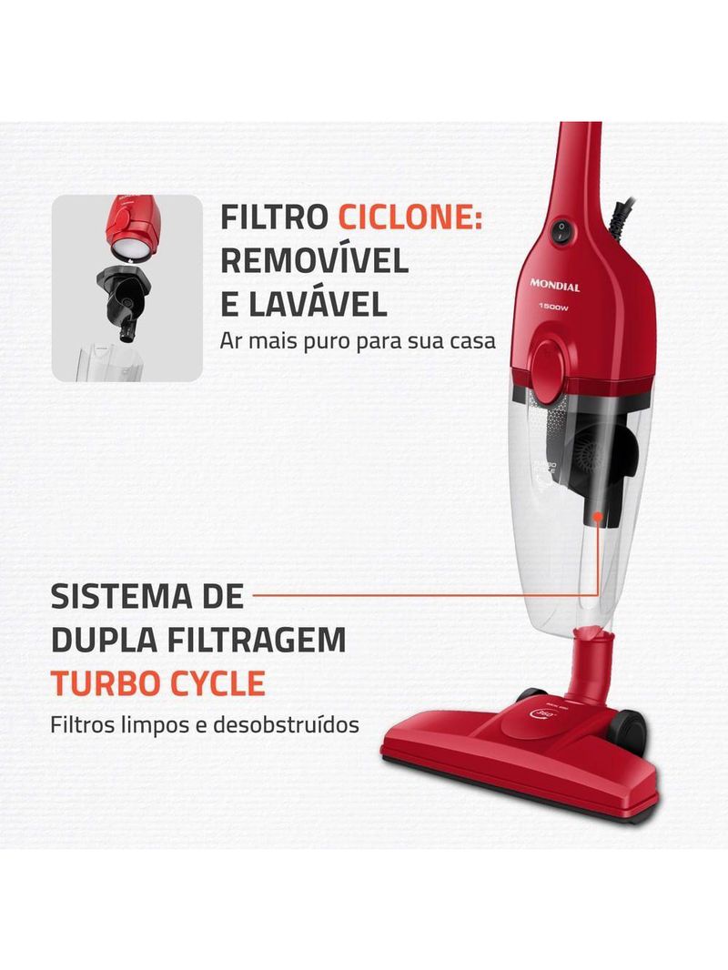 Aspirador de Pó AP-40-R 60hz 127V Mondial