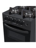 Fogão 4 Bocas Venax Picasso Line Mesa De Vidro Preto Bivolt