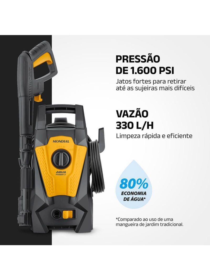 Lavadora De Alta Pressão Aqua Power I Mondial 220V