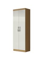 Armário Multiuso Organizador Lavanderia 2 Portas 3 Prateleiras 1,70m New Aramóveis Atacam/off