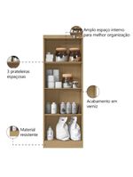 Armário Multiuso Organizador Lavanderia 2 Portas 3 Prateleiras 1,70m New Aramóveis Atacam/off