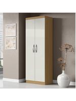 Armário Multiuso Organizador Lavanderia 2 Portas 3 Prateleiras 1,70m New Aramóveis Atacam/off