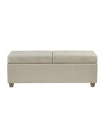 Recamier Bau Madri 1,20m Suede Bege - Inova Decor