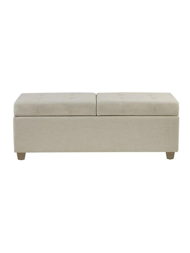 Recamier Bau Madri 1,20m Suede Bege - Inova Decor