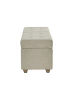 Recamier Bau Madri 1,20m Suede Bege - Inova Decor