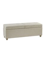 Recamier Bau Madri 1,20m Suede Bege - Inova Decor