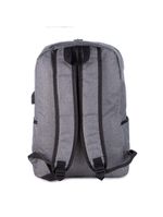 Mochila para Notebook Executiva HT-8002 Tecido Impermeável com Entrada USB - Cinza