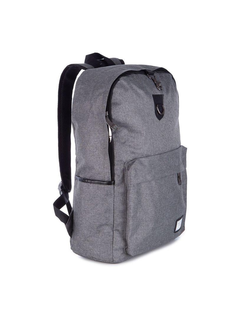 Mochila para Notebook Executiva HT-8002 Tecido Impermeável com Entrada USB - Cinza