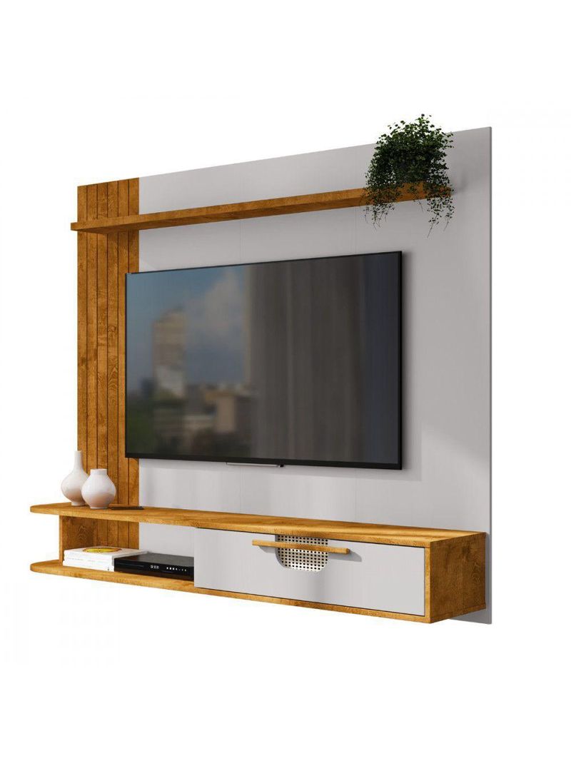 Painel Jeri Tv Até 65 Polegadas Naturalle Off White Bechara