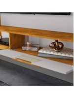 Painel Jeri Tv Até 65 Polegadas Naturalle Off White Bechara